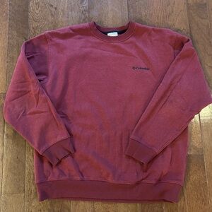 Men’s Red Columbia Crewneck